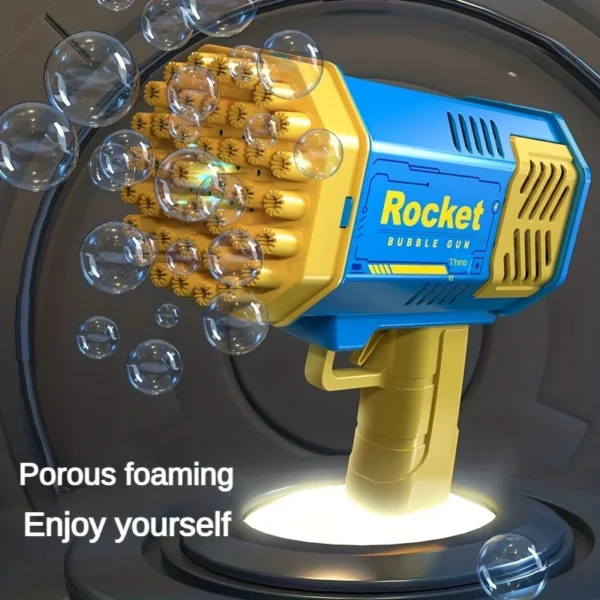 40 Hole Bubble Machine Fully Automatic Bubble Blowing Light Outdoor Bubble Machine without Battery without Bubble Water 2